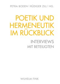 Vorderes Coverbild Poetik und Hermeneutik im Rückblick