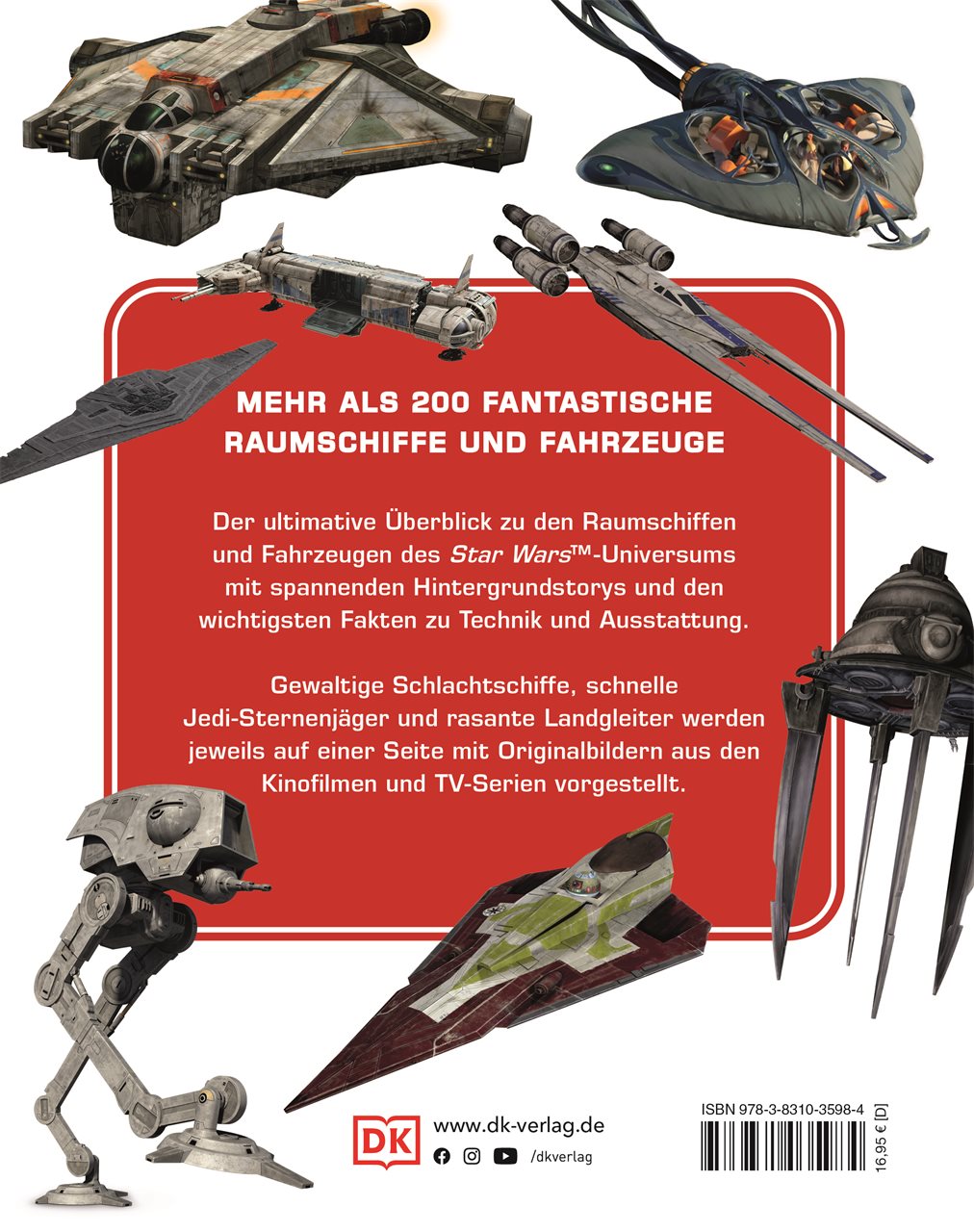 Rückseitencover Star Wars™ Lexikon der Raumschiffe und Fahrzeuge
