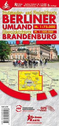 Vorderes Coverbild Berliner Umland und Uebersichtskarte Brandenburg