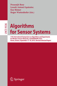 Vorderes Coverbild Algorithms for Sensor Systems