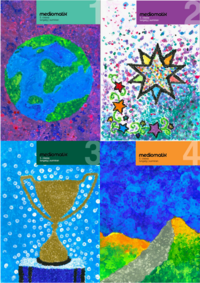 Vorderes Coverbild Mediomatix 5. classa surmiran - codeschs da lavour per scolaras e scolars
