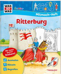 Vorderes Coverbild WAS IST WAS Junior Mitmach-Heft Ritterburg