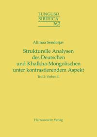 Vorderes Coverbild Strukturelle Analysen des Deutschen und Khalkha-Mongolischen unter kontrastierendem Aspekt