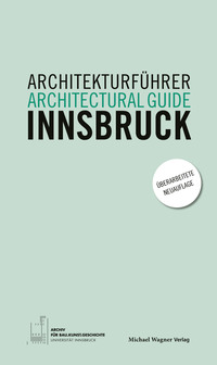 Vorderes Coverbild Architekturführer Innsbruck / Architectural guide Innsbruck