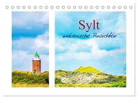 Vorderes Coverbild Sylt - malerische Ansichten (Tischkalender 2025 DIN A5 quer), CALVENDO Monatskalender