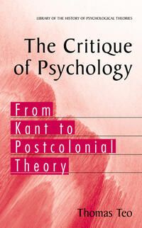 Vorderes Coverbild The Critique of Psychology