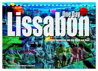 Vorderes Coverbild Lissabon One Day (Tischkalender 2025 DIN A5 quer), CALVENDO Monatskalender