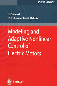 Vorderes Coverbild Modeling and Adaptive Nonlinear Control of Electric Motors