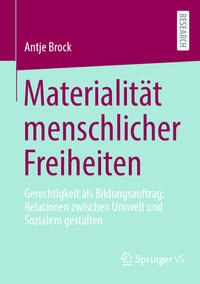 Vorderes Coverbild Materialität menschlicher Freiheiten