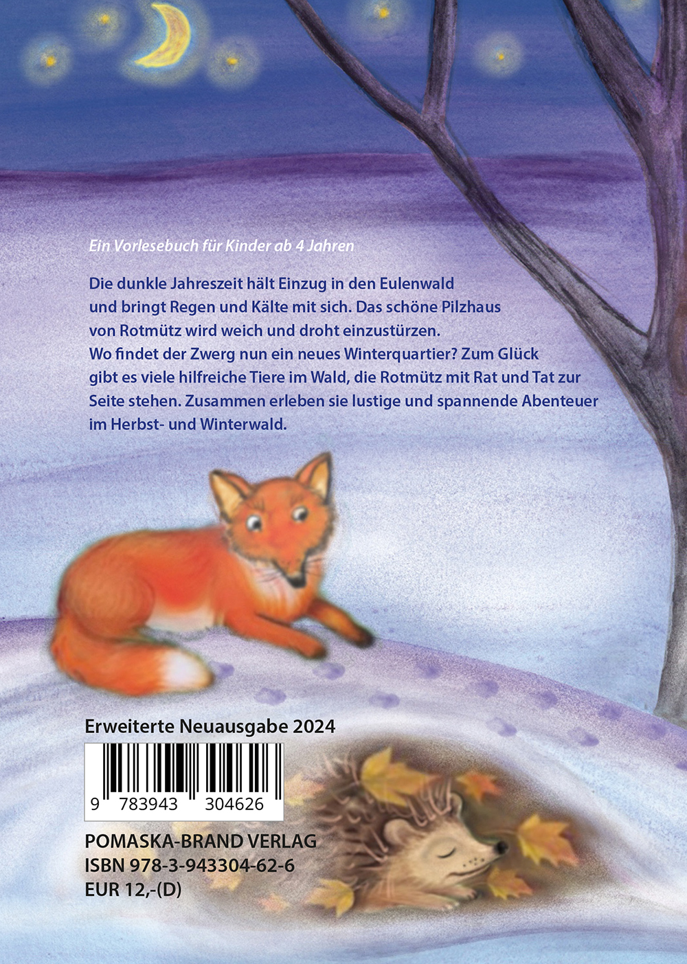 Rückseitencover Rotmütz der Zwerg (Bd. 2): Neue Freunde im Eulenwald