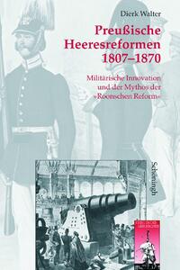 Vorderes Coverbild Preußische Heeresreformen 1807-1870