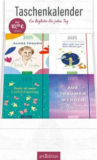 Vorderes Coverbild Display Taschenkalender 2025