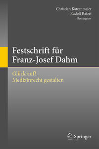 Vorderes Coverbild Festschrift für Franz-Josef Dahm