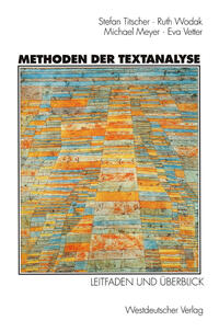 Vorderes Coverbild Methoden der Textanalyse