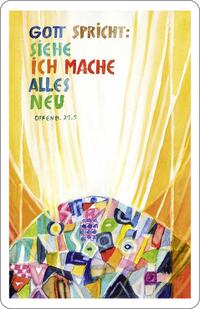 Vorderes Coverbild Jahreslosung Andreas Felger 2026, Kalender im Scheckkartenformat (10er-Set)