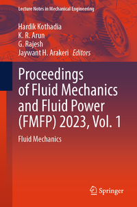 Vorderes Coverbild Proceedings of Fluid Mechanics and Fluid Power (FMFP) 2023, Vol. 1