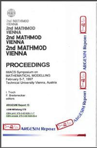 Vorderes Coverbild Proceedings MATHMOD 1997 Vienna Full Papers Volume