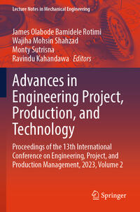 Vorderes Coverbild Advances in Engineering Project, Production, and Technology
