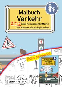 Vorderes Coverbild KitaFix Malbuch Verkehr