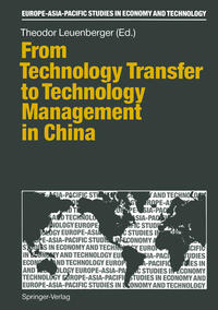 Vorderes Coverbild From Technology Transfer to Technology Management in China