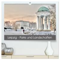 Vorderes Coverbild Leipzig - Parks und Landschaften (hochwertiger Premium Wandkalender 2025 DIN A2 quer), Kunstdruck in Hochglanz