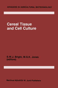 Vorderes Coverbild Cereal Tissue and Cell Culture
