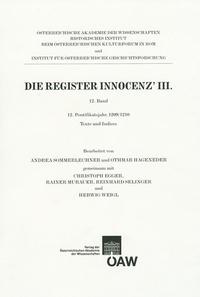 Vorderes Coverbild Die Register Innocenz III. / Die Register Innocenz´ III., 12. Band