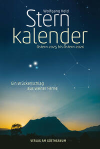 Vorderes Coverbild Sternkalender Ostern 2025 bis Ostern 2026