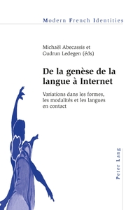 Vorderes Coverbild De la genèse de la langue à Internet