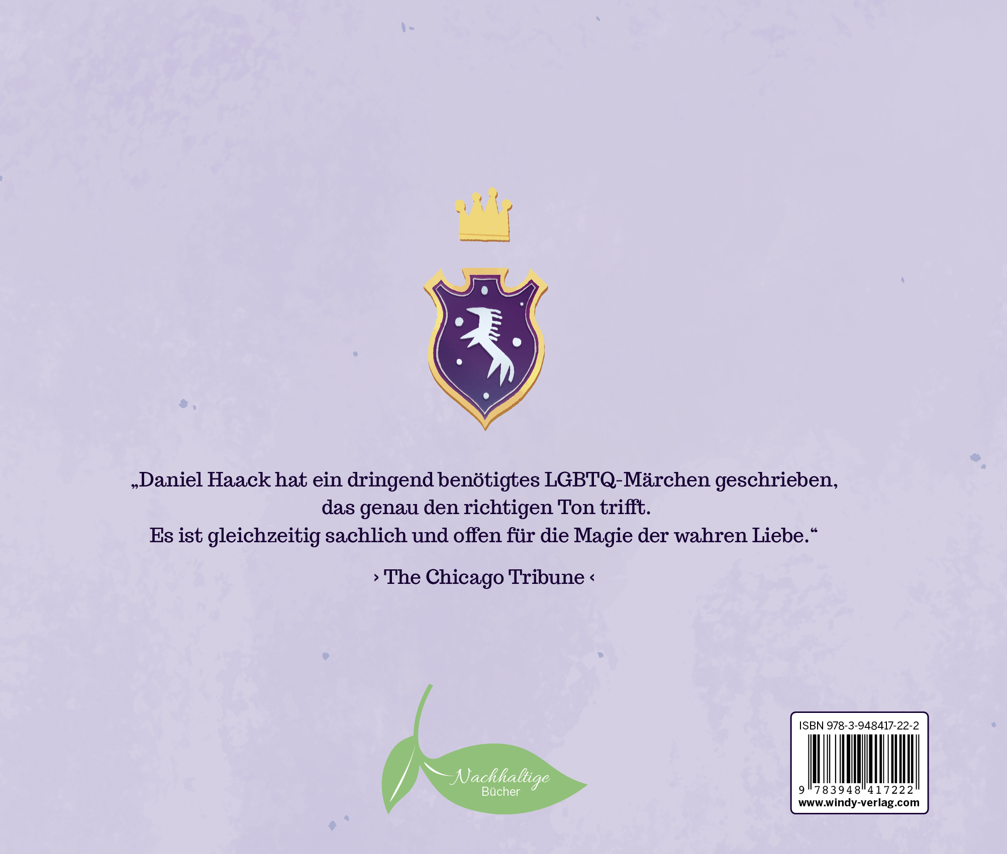 Rückseitencover Prinz & Ritter