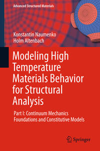 Vorderes Coverbild Modeling High Temperature Materials Behavior for Structural Analysis
