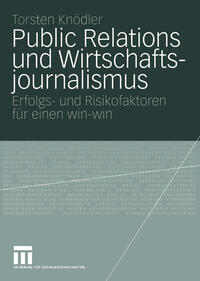 Vorderes Coverbild Public Relations und Wirtschaftsjournalismus