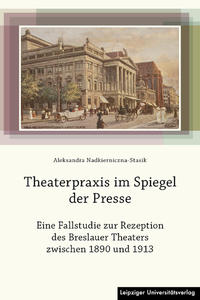 Vorderes Coverbild Theaterpraxis im Spiegel der Presse