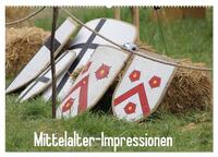 Vorderes Coverbild Mittelalter-Impressionen (Wandkalender 2025 DIN A2 quer), CALVENDO Monatskalender