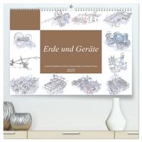 Vorderes Coverbild Erde und Geräte (hochwertiger Premium Wandkalender 2025 DIN A2 quer), Kunstdruck in Hochglanz