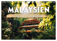 Vorderes Coverbild Malaysien - einfach unvergesslich (Wandkalender 2025 DIN A4 quer), CALVENDO Monatskalender