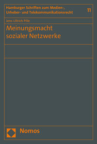 Vorderes Coverbild Meinungsmacht sozialer Netzwerke