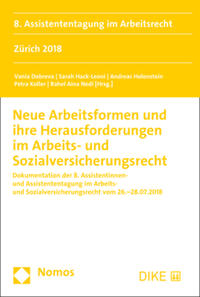Vorderes Coverbild Neue Arbeitsformen und ihre Herausforderungen im Arbeits- und Sozialversicherungsrecht