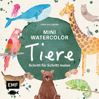 Vorderes Coverbild Mini Watercolor – Tiere