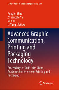 Vorderes Coverbild Advanced Graphic Communication, Printing and Packaging Technology