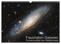 Vorderes Coverbild Faszination Galaxien Formenvielfalt der Welteninseln (Wandkalender 2025 DIN A3 quer), CALVENDO Monatskalender