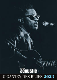 Vorderes Coverbild guitar acoustic Blues-Kalender 2023