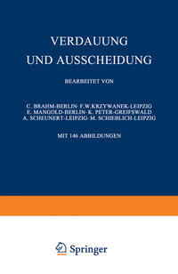 Vorderes Coverbild Verdauung und Ausscheidung