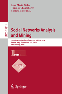 Vorderes Coverbild Social Networks Analysis and Mining