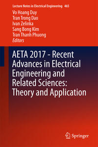 Vorderes Coverbild AETA 2017 - Recent Advances in Electrical Engineering and Related Sciences: Theory and Application