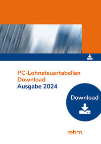 Vorderes Coverbild PC-Lohnsteuertabellen 2024 Einzelplatzversion