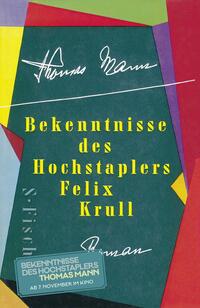 Vorderes Coverbild Bekenntnisse des Hochstaplers Felix Krull