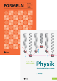 Vorderes Coverbild Spezialangebot «Formeln» und «Physik für die Berufsmaturität»