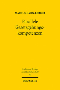Vorderes Coverbild Parallele Gesetzgebungskompetenzen