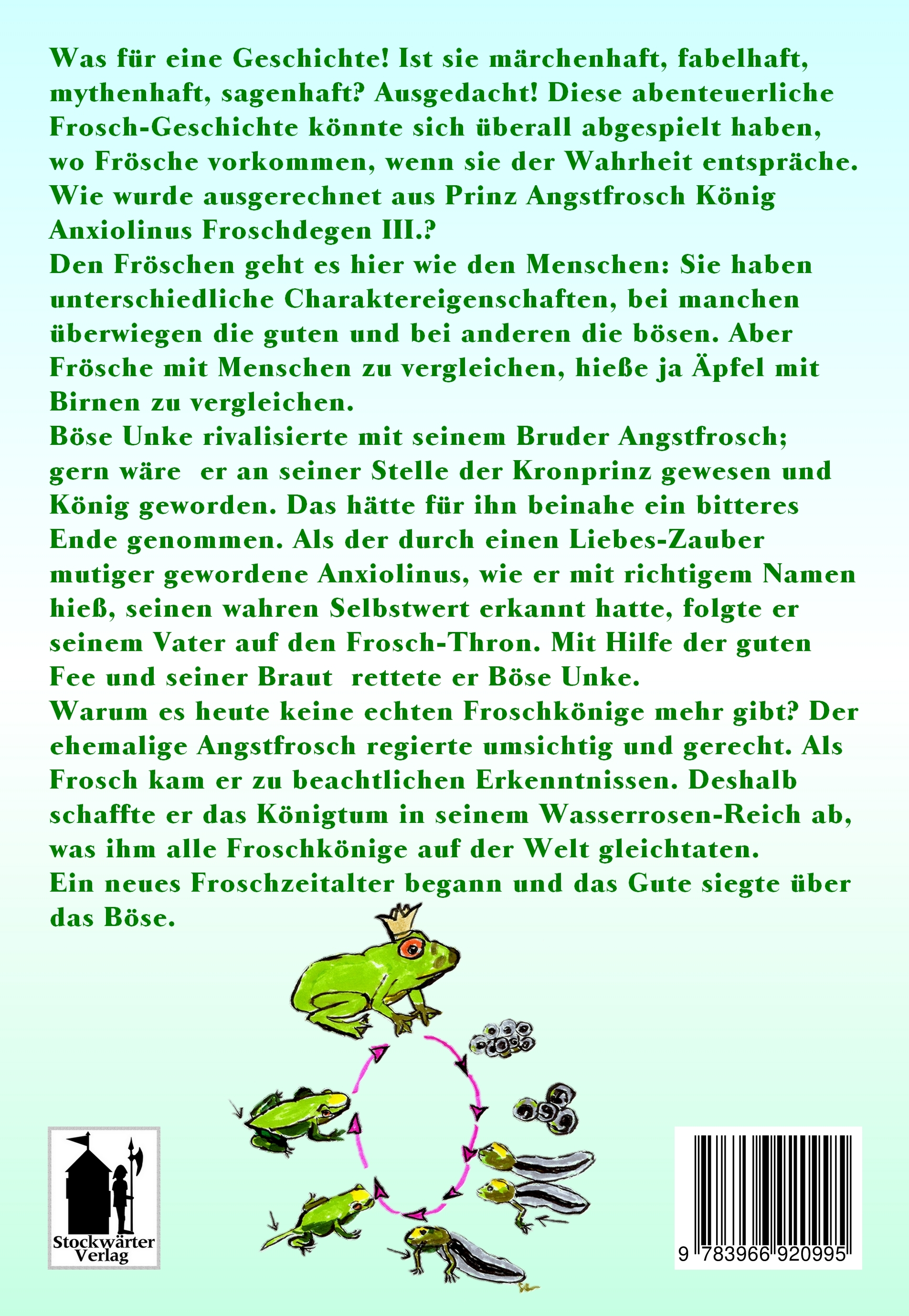 Rückseitencover Prinz Angstfrosch